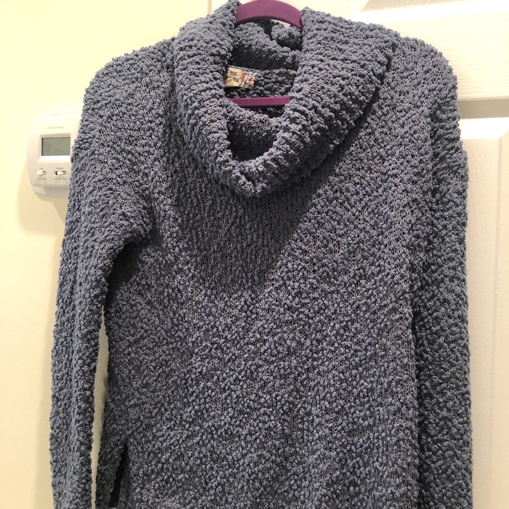 Soft gray/blue cozy sweater